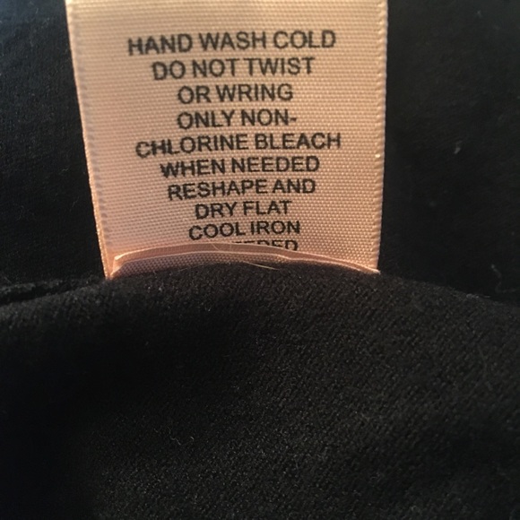 Philosophy black long sleeve top 3/4 back zipper size L - Picture 4 of 5